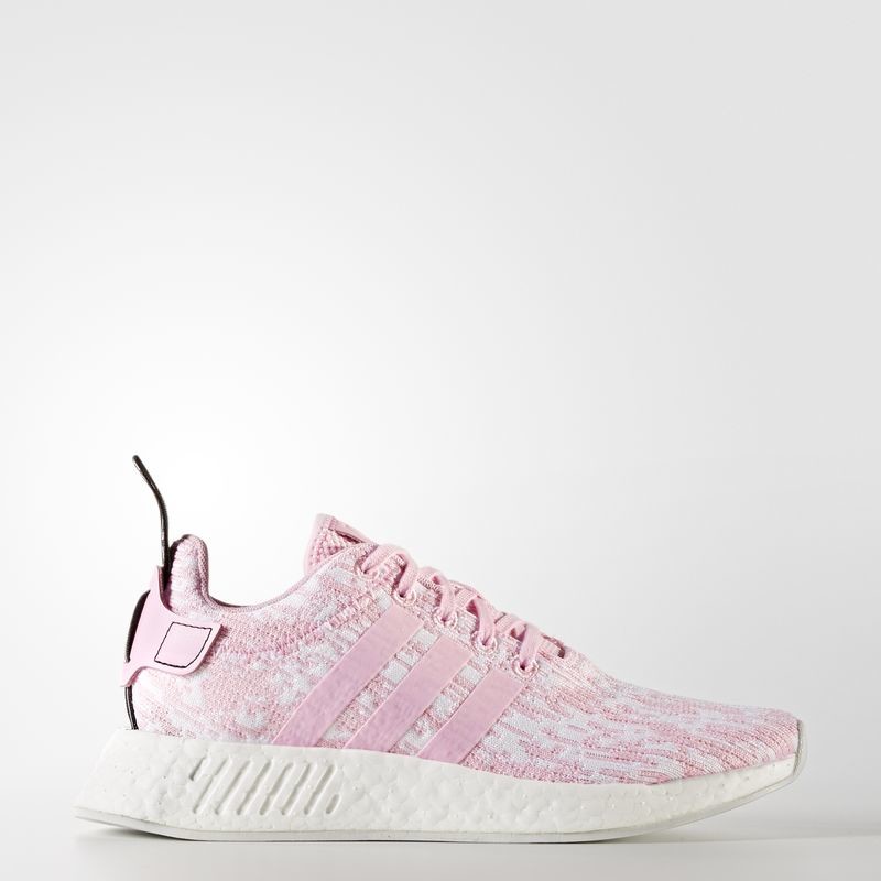 Adidas nmd r2 women's pink and white best sale